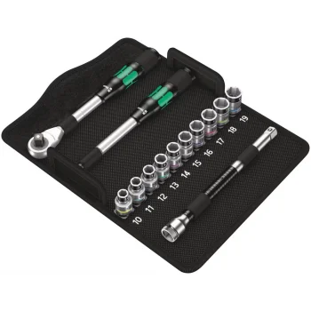 Wera 8006 SC 1 Zyklop Hybrid Cırcır Seti, 1/2 Sürücülü, metrik