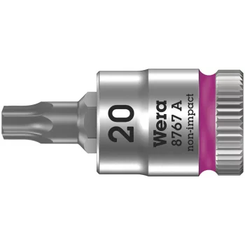 Wera 8767 A TORX® Uçlu Zyklop Lokma Bits, 1/4 Soketli, TX 20 x 28 mm