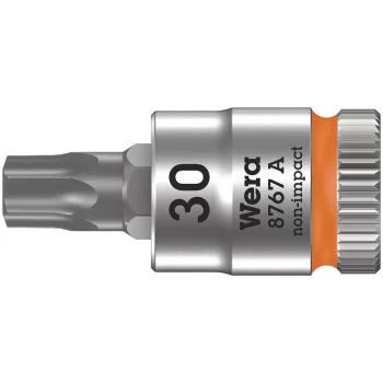 Wera 8767 A TORX® Uçlu Zyklop Lokma Bits, 1/4 Soketli, TX 30 x 28 mm