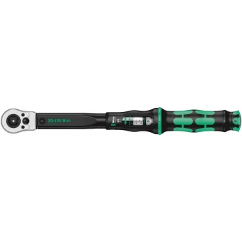 Wera Click-Torque C 2 Push R/L Ayarlanabilir Tork Anahtarı, 20-100 Nm, Sağ/Sol Yönlü, 1/2 x 20-100 Nm