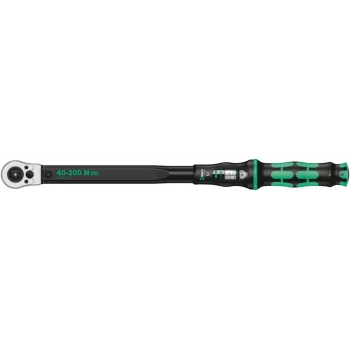 Wera Click-Torque C 3 Push R/L Ayarlanabilir Tork Anahtarı, 40-200 Nm, Sağ/Sol Yönlü, 1/2 x 40-200 Nm