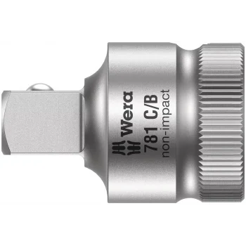 Wera 781 C 1/2 Adaptör, 781 C/B x 3/8 x 35.5 mm x 1/2