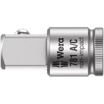 Wera 781 A 1/4 Adaptör, 781 A/C x 1/2 x 36 mm x 1/4