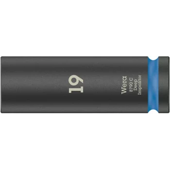 Wera 8790 C Impaktor Derin Lokma, 1/2 Soketli, 19 x 83 mm