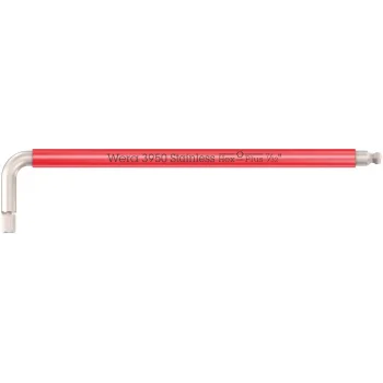 Wera 3950 SPKL Renkli Emperyal Allen Anahtar, inç, Paslanmaz, 7/32 x 172 mm