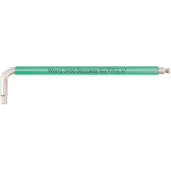 Wera 3950 SPKL Renkli Emperyal Allen Anahtar, inç, Paslanmaz, 1/4 x 185 mm