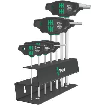 Wera 454/7 HF Set 2 Tutma Fonksiyonlu Hex-Plus T Saplı Tornavida Seti