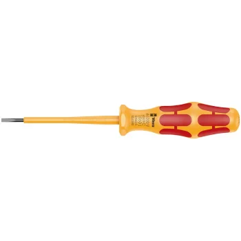 Wera 1060 i VDE Yalıtımlı Kraftform Düz Tornavida, 0.4 x 2.5 x 80 mm