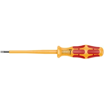 Wera 1060 i VDE Yalıtımlı Kraftform Düz Tornavida, 0.6 x 3.5 x 100 mm