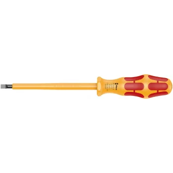 Wera 1060 i VDE Yalıtımlı Kraftform Düz Tornavida, 1 x 5.5 x 125 mm