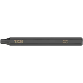 Wera 867 S Darbeli Tornavidalar için TORX® Bits, TX 25 x 70 mm