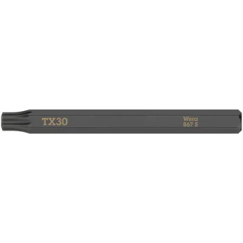 Wera 867 S Darbeli Tornavidalar için TORX® Bits, TX 30 x 70 mm