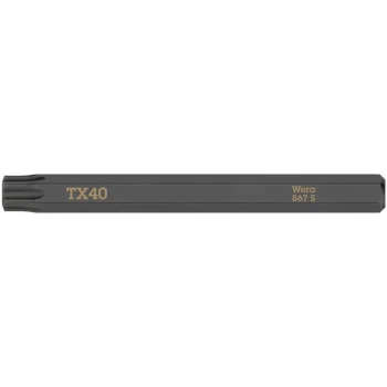 Wera 867 S Darbeli Tornavidalar için TORX® Bits, TX 40 x 70 mm