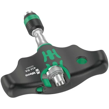 Wera 416 RA Rapidaptor Bits Tutuculu Cırcırlı T Saplı Tornavida, 1/4 x 45 mm