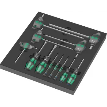 Wera 9713 Özel Kesim Süngerli Altıgen Tornavida Set 1