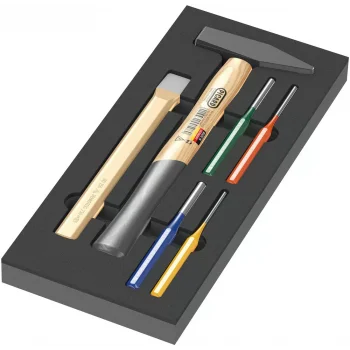 Wera 9782 Özel Kesim Süngerli Çekiç Set 1