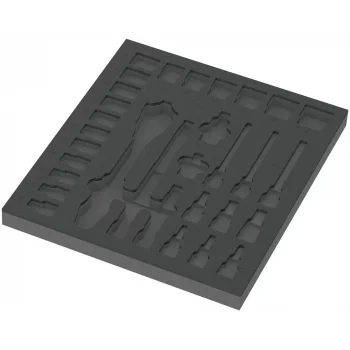 Wera 9822 Özel Kesim Sünger, 8000 C Zyklop Cırcır 1/2 Set 1 için, boş, 344 x 30 x 392 mm