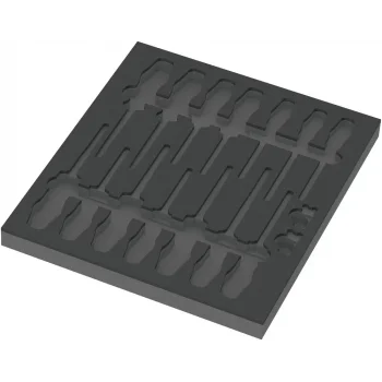 Wera 9811 Özel Kesim Sünger, VDE Tornavida Set 1 için, boş, 344 x 30 x 392 mm