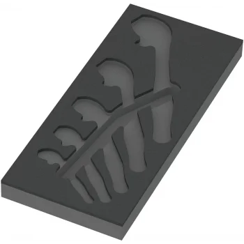 Wera 9832 Özel Kesim Sünger, 6004 Joker Set 1 için, boş, 172 x 30 x 392 mm