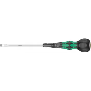 Wera 1834 Kraftform BallGrip/Yumru Saplı Düz Tornavida, 1 x 6 x 150 mm