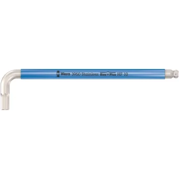 Wera 3950 SPKL HF Renkli Allen Anahtar, metrik, Paslanmaz, Tutma Fonksiyonlu, 10 x 224 mm