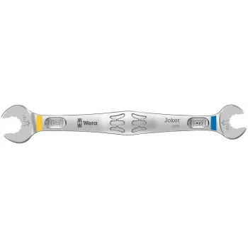 Wera 6005 Joker Çift Açık Ağız Anahtar, 6 x 7 x 111.8 mm
