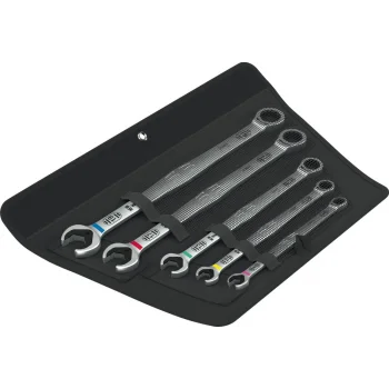 Wera 6007 Joker 5 Set 1 Açık Ağız Cırcırlı Kombine Anahtar Set