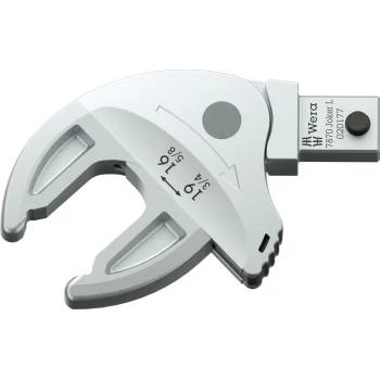 Wera 7870 Joker L Kendinden Ayarlı Açık Ağız 9x12mm Geçmeli Tork Ucu 16-19 mm, 9x12 x 16-19 x 5/8-3/4 x 77 mm