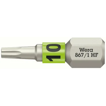 Wera 867/1 TORX® HF Bits, Tutma Fonksiyonlu, TX 10 x 25 mm