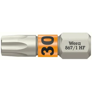Wera 867/1 TORX® HF Bits, Tutma Fonksiyonlu, TX 30 x 25 mm