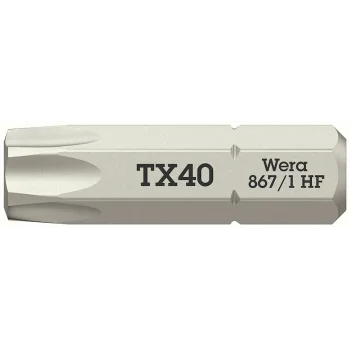 Wera 867/1 TORX® HF Bits, Tutma Fonksiyonlu, TX 40 x 25 mm