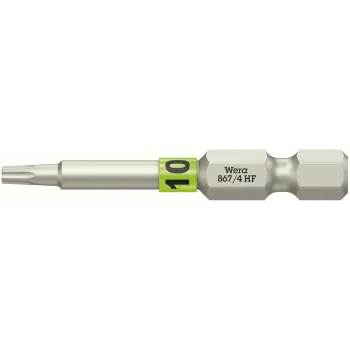 Wera 867/4 TORX® HF Bits, Tutma Fonksiyonlu, TX 10 x 50 mm