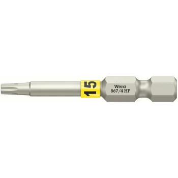 Wera 867/4 TORX® HF Bits, Tutma Fonksiyonlu, TX 15 x 50 mm