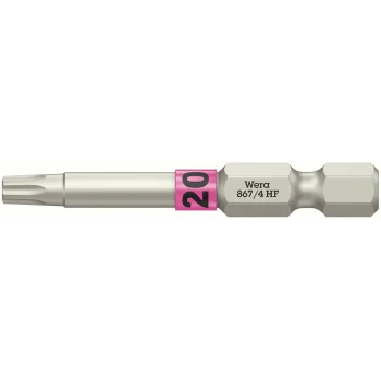 Wera 867/4 TORX® HF Bits, Tutma Fonksiyonlu, TX 20 x 50 mm