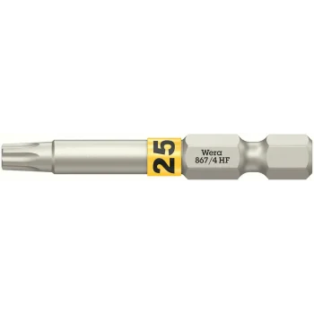 Wera 867/4 TORX® HF Bits, Tutma Fonksiyonlu, TX 25 x 50 mm