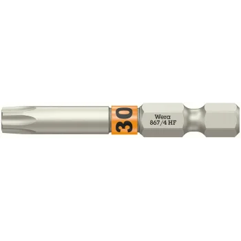 Wera 867/4 TORX® HF Bits, Tutma Fonksiyonlu, TX 30 x 50 mm