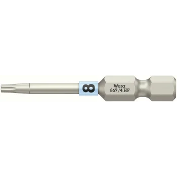 Wera 867/4 TORX® HF Bits, Tutma Fonksiyonlu, TX 8 x 50 mm