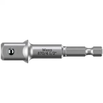 Wera 870/4 Adaptör (Bağlantı parçası), 1/4 x 1/2 x 72 mm