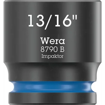 Wera 8790 B Impaktor Lokma, 3/8 Soketli, 13/16 x 32 mm