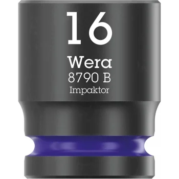 Wera 8790 B Impaktor Lokma, 3/8 Soketli, 16 x 30 mm