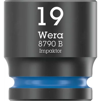 Wera 8790 B Impaktor Lokma, 3/8 Soketli, 19 x 30 mm