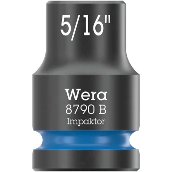 Wera 8790 B Impaktor Lokma, 3/8 Soketli, 5/16 x 30 mm