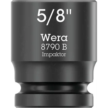 Wera 8790 B Impaktor Lokma, 3/8 Soketli, 5/8 x 30 mm