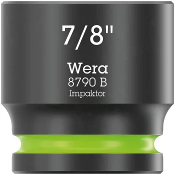 Wera 8790 B Impaktor Lokma, 3/8 Soketli, 7/8 x 32 mm