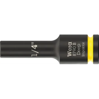 Wera 8790 B Impaktor Derin Lokma, 3/8 soketli, 1/4 x 63 mm