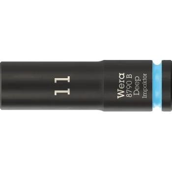 Wera 8790 B Impaktor Derin Lokma, 3/8 soketli, 11 x 63 mm