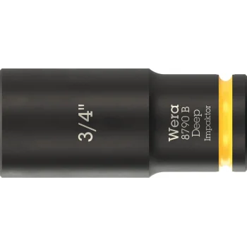 Wera 8790 B Impaktor Derin Lokma, 3/8 soketli, 3/4 x 63 mm