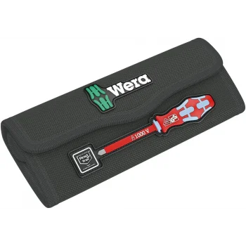 Wera 9476 Katlanır Kumaş Kılıf, 8 Parçalı Kraftform Kompakt VDE Paslanmaz için, boş, 180 x 80 mm