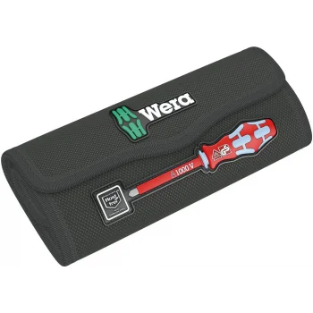 Wera 9477 Katlanır Kumaş Kılıf, 17 Parçalı Kraftform Kompakt VDE Paslanmaz için, boş, 180 x 85 mm