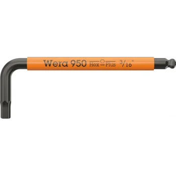 Wera 950 SPKS Renkli, Emperyal, BlackLaser, 3/16 x 80 mm